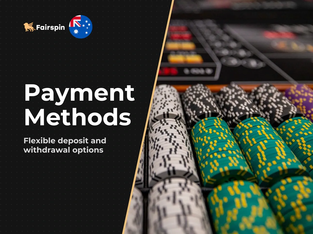 Fairspin Payment Methods Deposits and Withdrawals