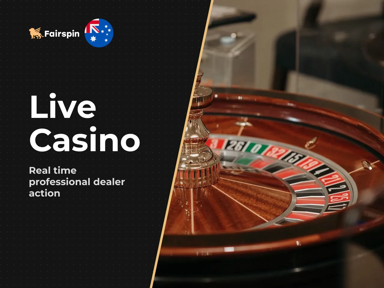 Fairspin Live Tables Roulette, Blackjack, and