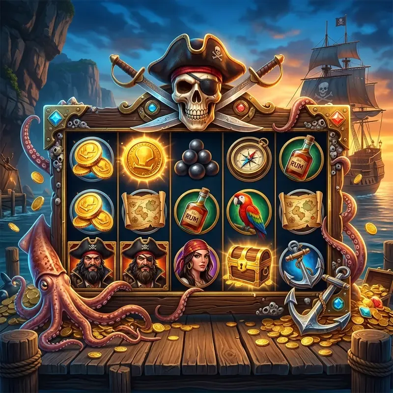 Pirate Chest Slot demo play, bonuses