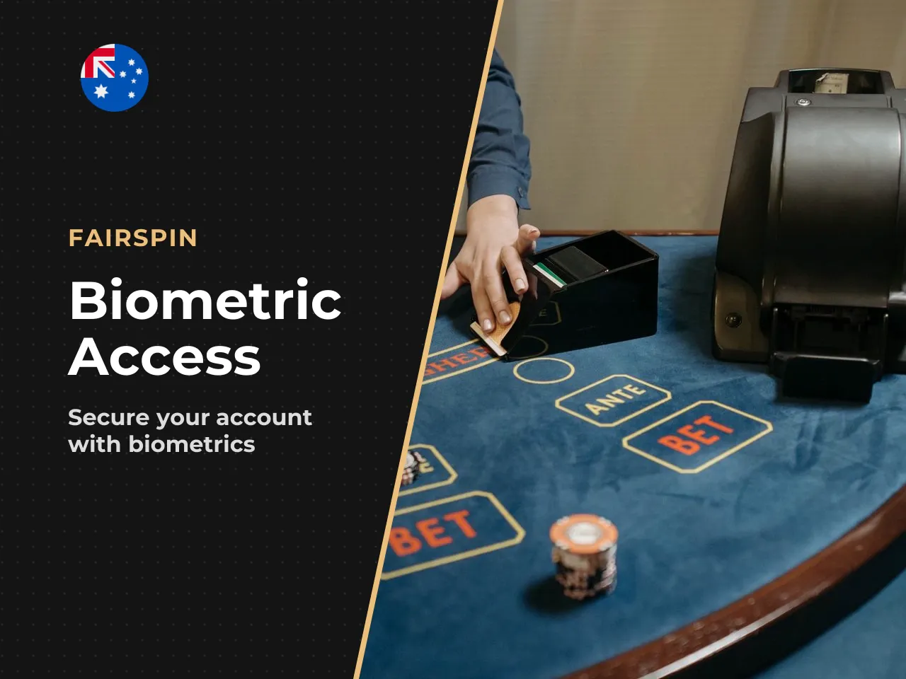 Fairspin fingerprint login and biometric authorisation