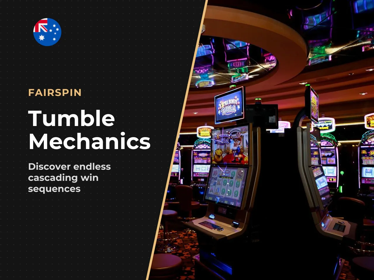 Headline Features. - Tumble cascading wins